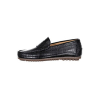 Ladida Black Croc Loafer
