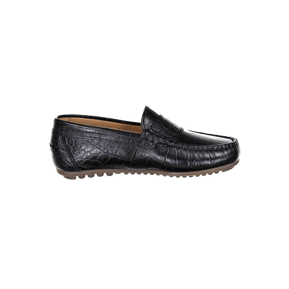 Ladida Black Croc Loafer
