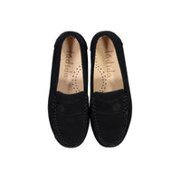 Ladida Black Brushed Suede Loafer