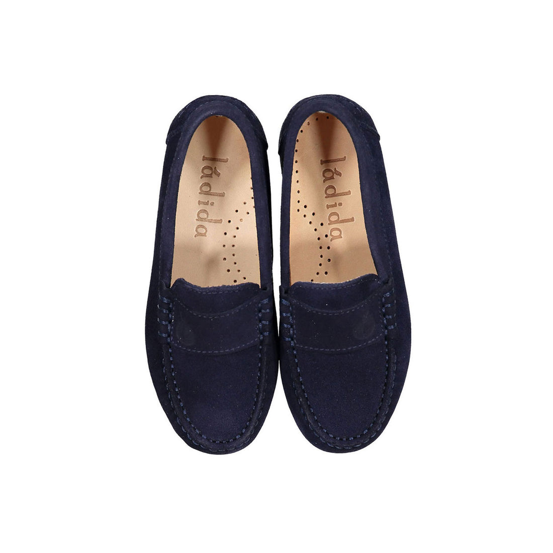 Ladida Navy Brushed Suede Loafer