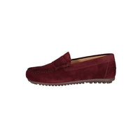 Ladida Burgundy Brushed Suede Loafer