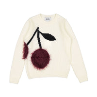 Autumn Cashmere Tofu/Wicked Mixed Media Cherry Sweater