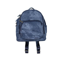 Bari Lynn Blue Distressed Denim Mini Backpack