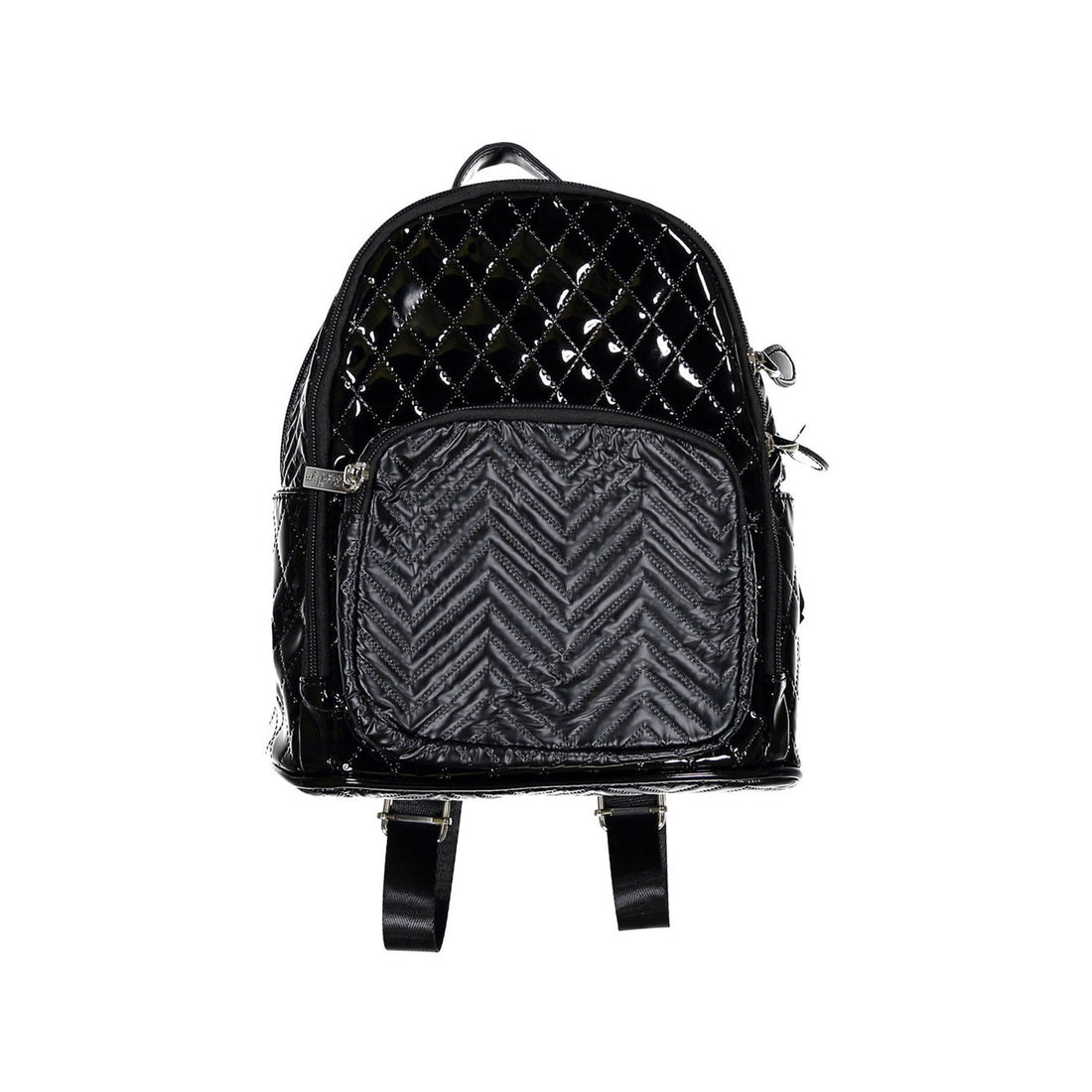Bari Lynn Quilted Chevron Mini Backpack