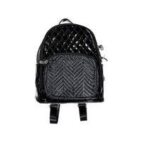 Bari Lynn Quilted Chevron Mini Backpack
