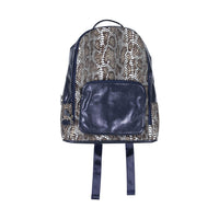 Bari Lynn Glitter Snake Backpack