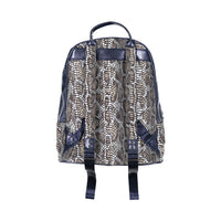 Bari Lynn Glitter Snake Backpack