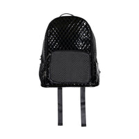 Bari Lynn Quilted Chevron Backpack