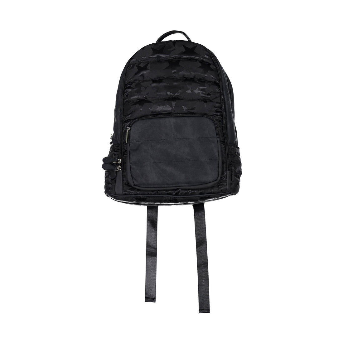 Bari Lynn Black Denim Camo Star Backpack
