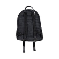 Bari Lynn Black Denim Camo Star Backpack