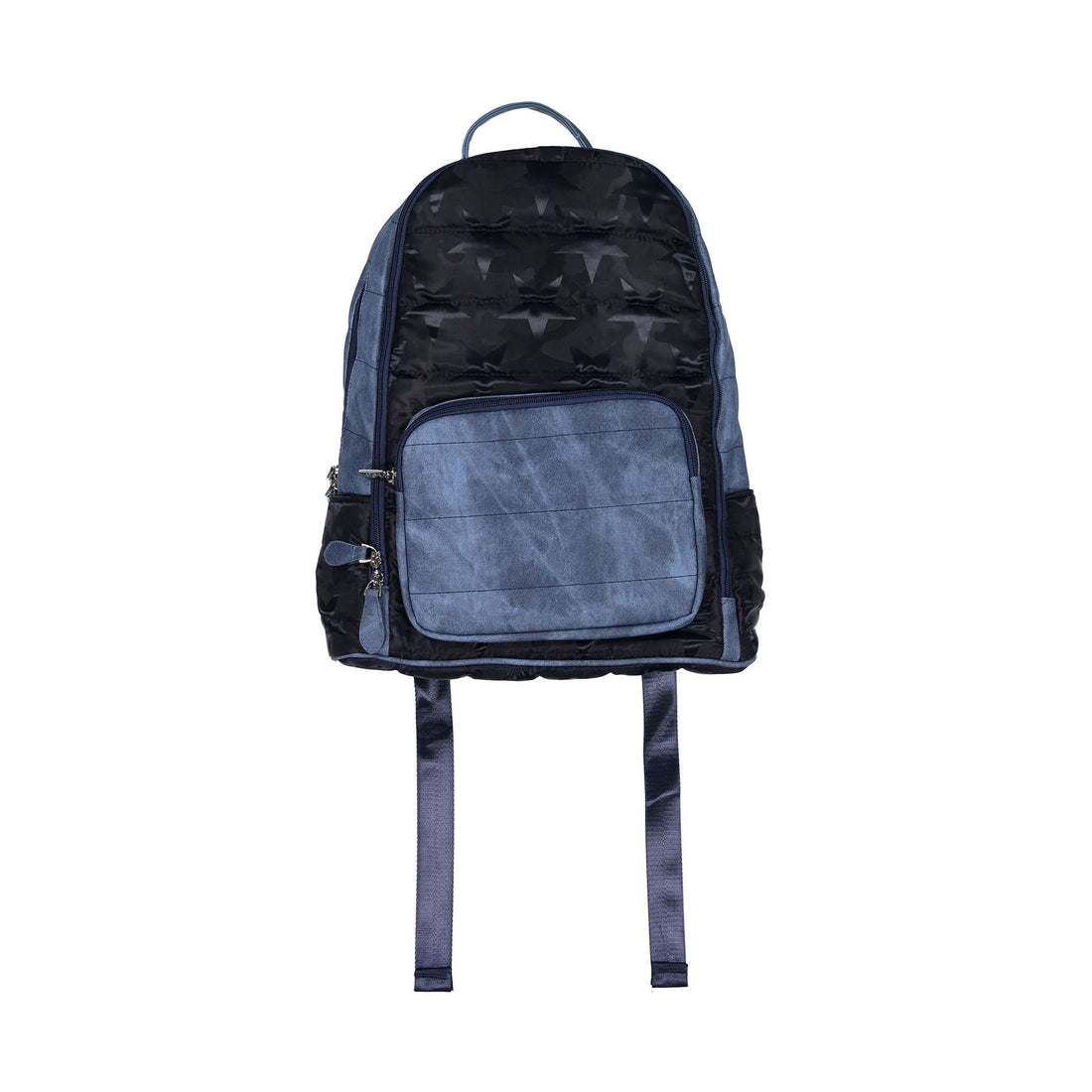 Bari Lynn Blue Denim Camo Star Backpack