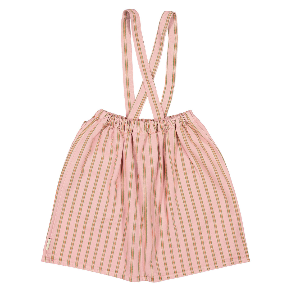 Piupiuchick Light Pink Striped Strap Skirt