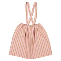 Piupiuchick Light Pink Striped Strap Skirt
