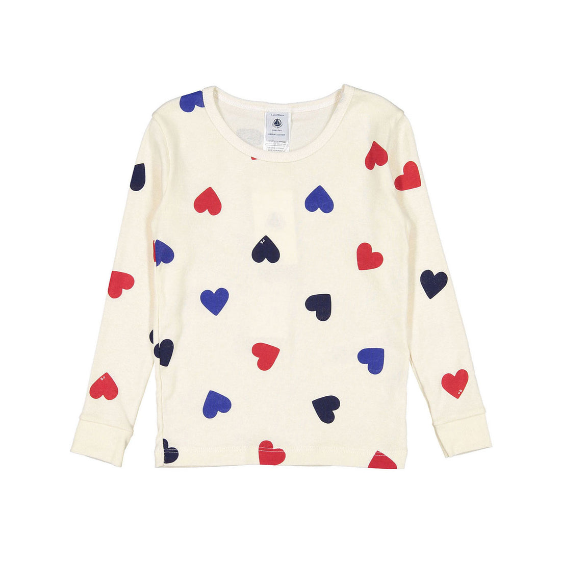 Petit Bateau Girl Heart Print Loungewear