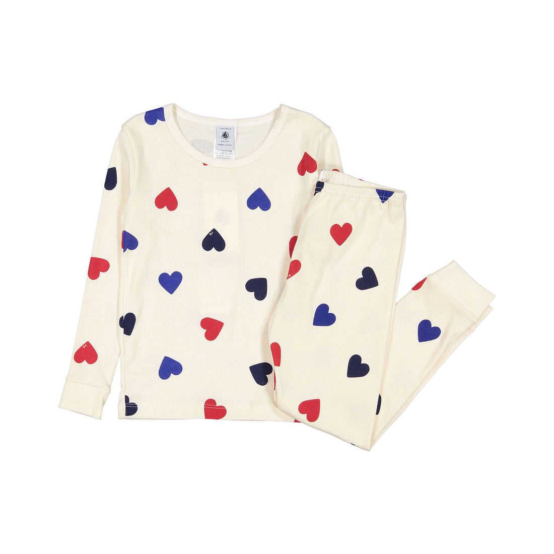 Petit Bateau Girl Heart Print Loungewear