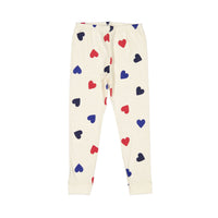 Petit Bateau Girl Heart Print Loungewear
