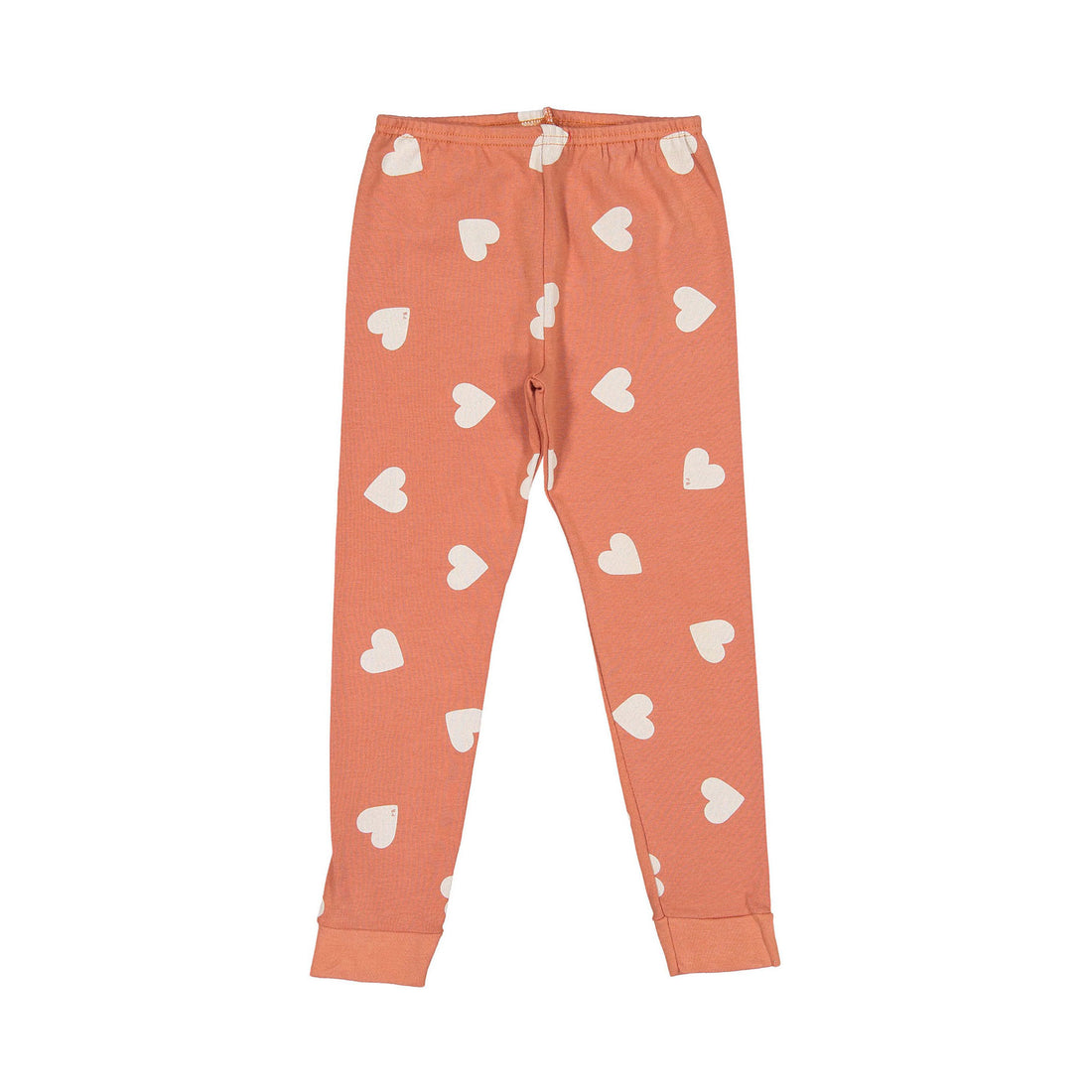 Petit Bateau Girl Clay Heart Print Loungewear