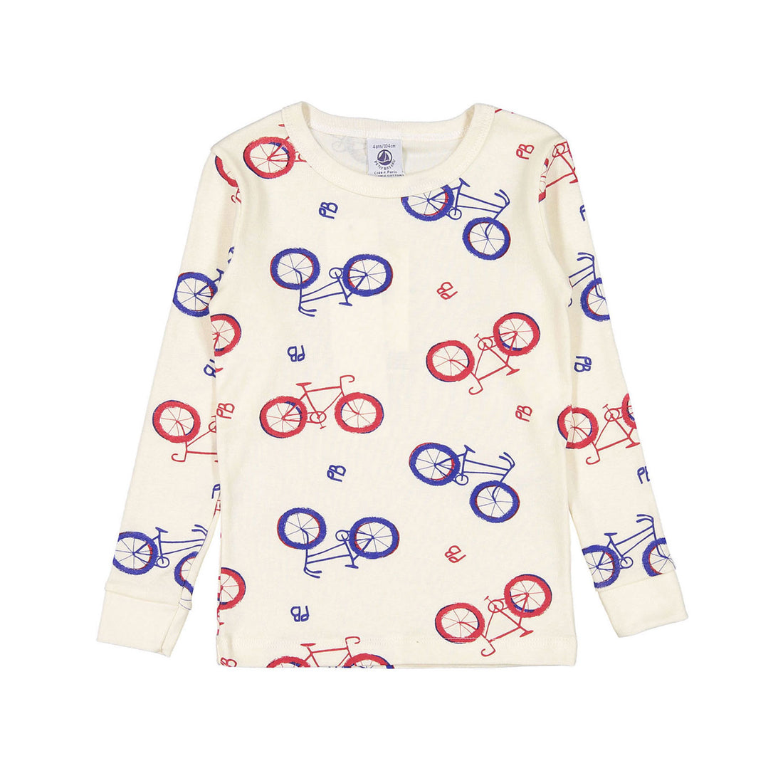 Petit Bateau Boy Bicycle Print Loungewear