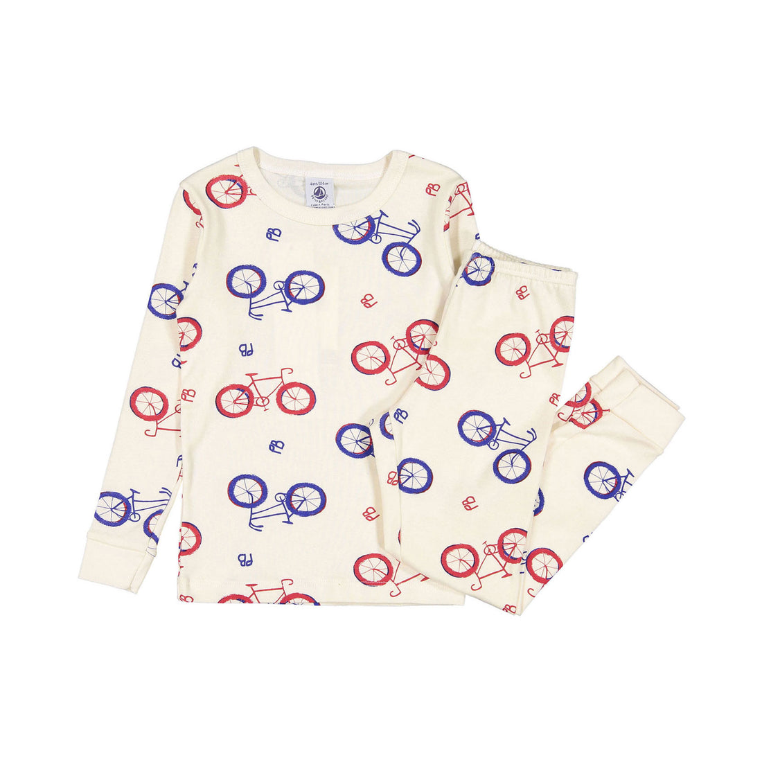 Petit Bateau Boy Bicycle Print Loungewear