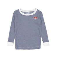 Petit Bateau Boy Navy Striped Loungewear