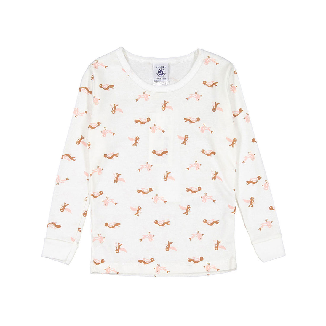 Petit Bateau Girl Bird Print Loungewear