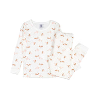 Petit Bateau Girl Bird Print Loungewear