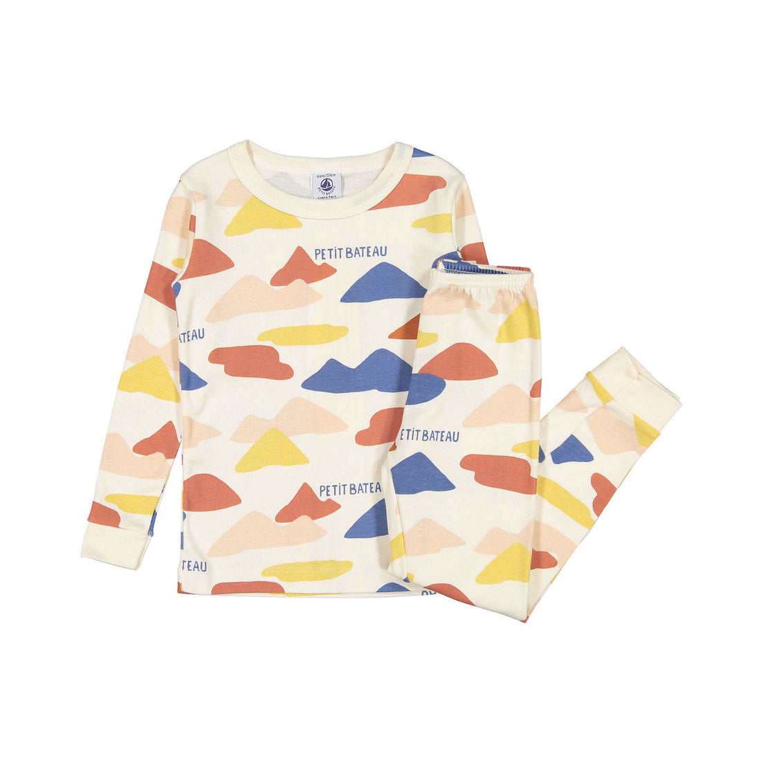 Petit Bateau Boy Mountain Print Loungewear