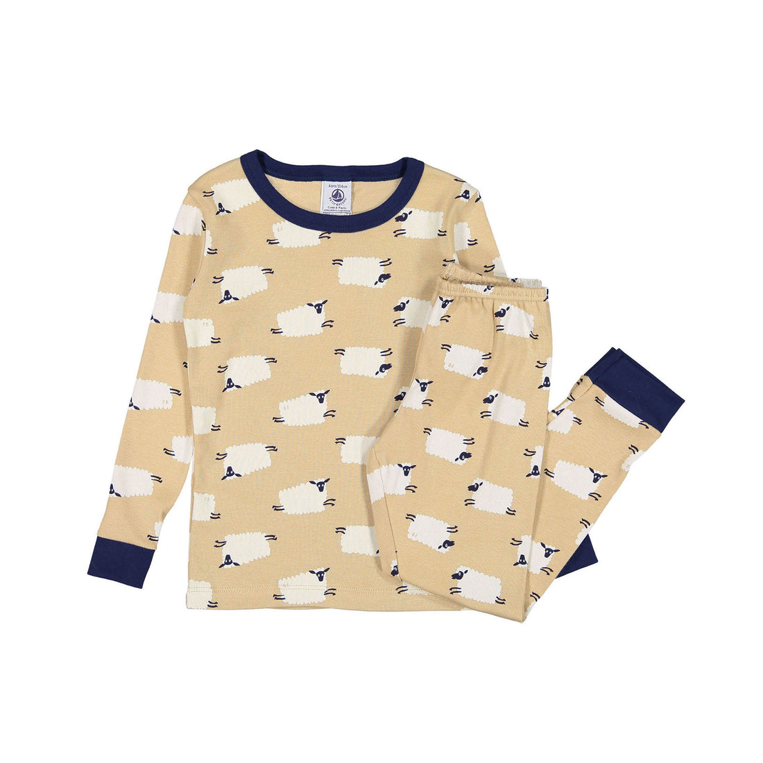 Petit Bateau Boy Sheep Print Loungewear