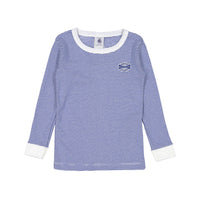 Petit Bateau Boy Blue Striped Loungewear