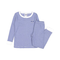 Petit Bateau Boy Blue Striped Loungewear