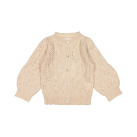 Petite Amalie Blush  Knit Cardigan And Bloomer Set