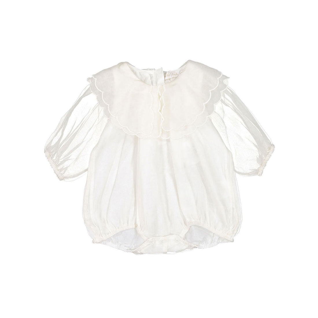 Petite Amalie Cream Bebe Marie Organza Romper