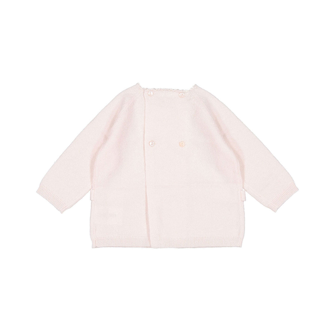 Bonpoint Rose Knit Scalloped Bamba Baby Set