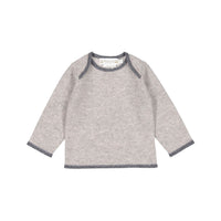 Bonpoint Grey Knit Trimmed Bambini Baby Set