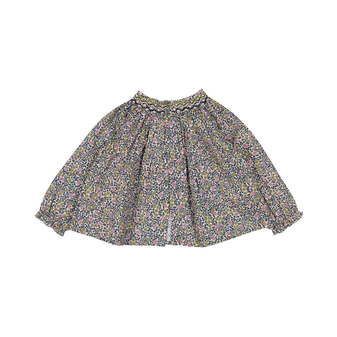 Bonpoint Ink Liberty Smocked Baby Blouse