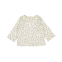 Bonpoint Blue Cherry Print Baby Ganiti Blouse