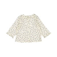 Bonpoint Blue Cherry Print Baby Ganiti Blouse
