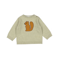Bonpoint Lichen Squirrel Baby Almire Pullover