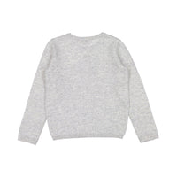 Bonpoint Light Grey Cherry Brunelle Sweater