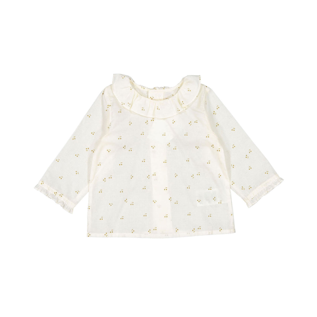 Bonpoint Gold Cherry Permanent Baby Blouse