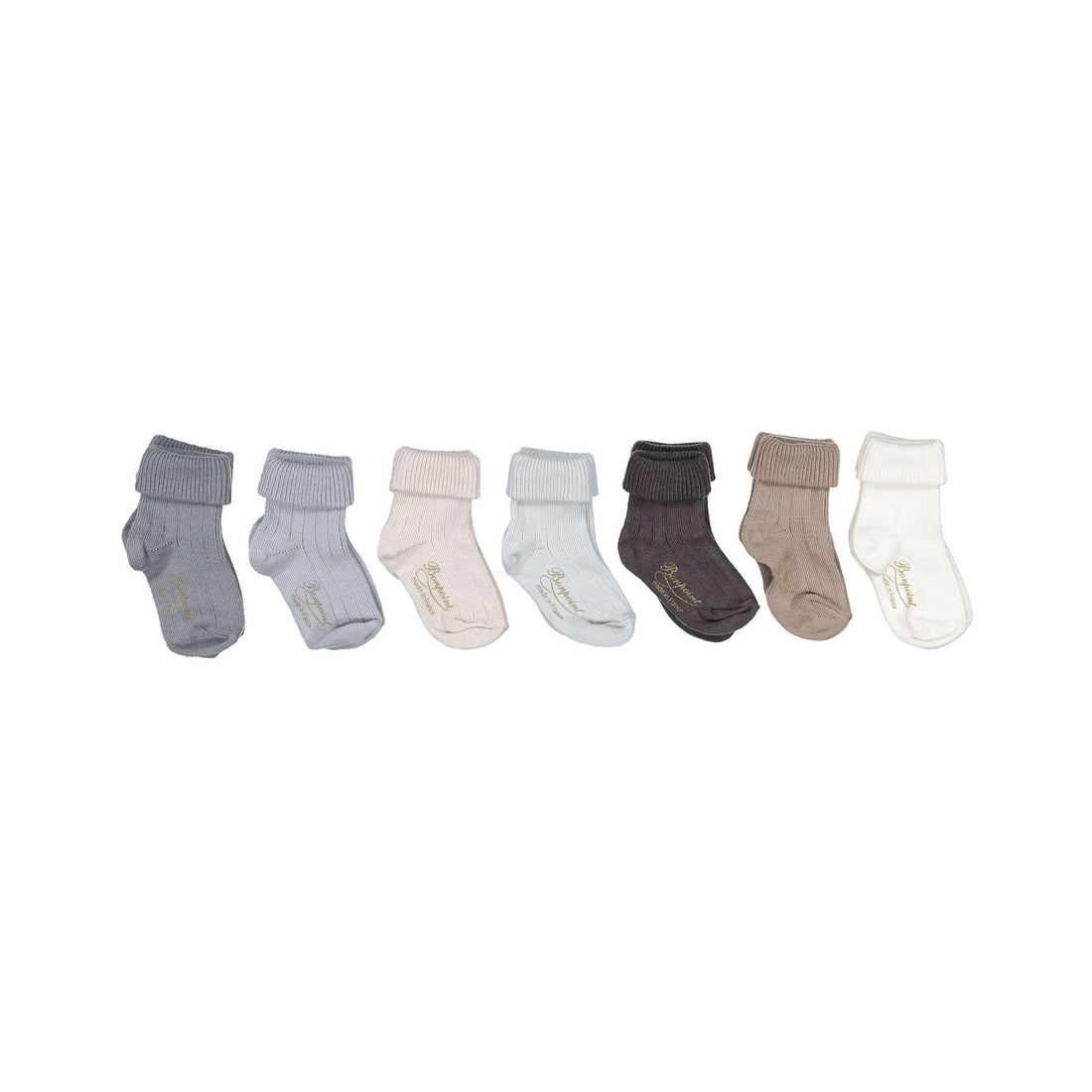 Bonpoint Blue Weekly Baby Socks