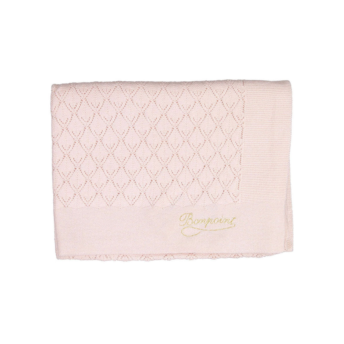 Bonpoint Pale Rose Openwork Permant Blanket