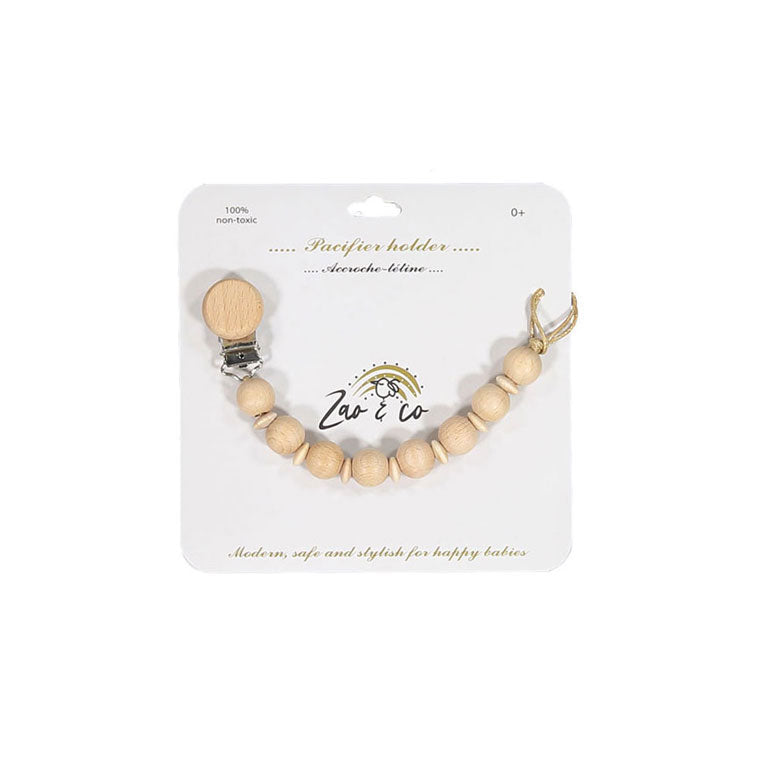Bonpoint Natural Pacifier Clip