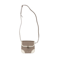 Bonpoint Taupe Leather Side Bag