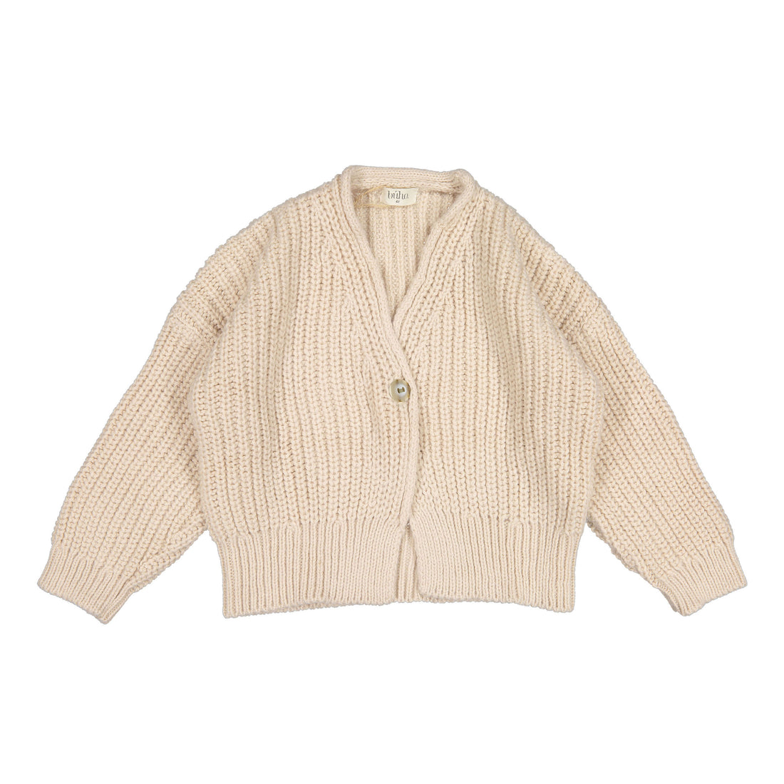 Buho Cream Soft Knkit Cardigan