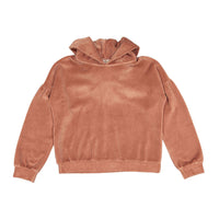 Buho Old Rose Velvet Sweatshirt