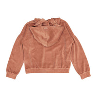 Buho Old Rose Velvet Sweatshirt