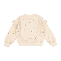 Buho Cream Print Romance Sweatshirt