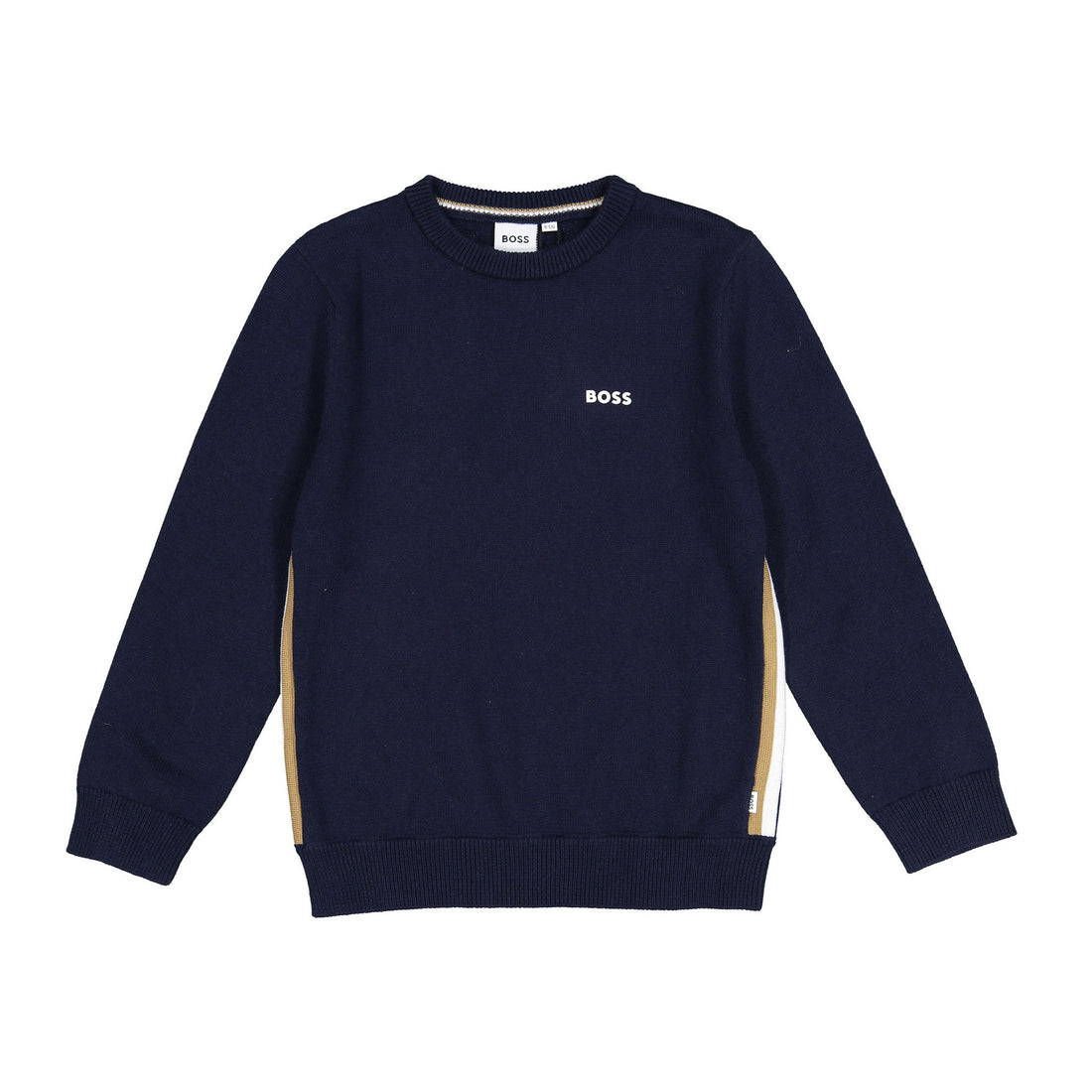 Hugo Boss Navy Wool Knitted Sweater