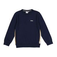 Hugo Boss Navy Wool Knitted Sweater